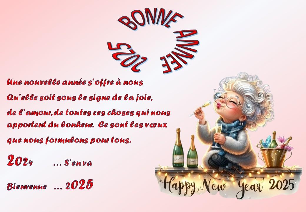 Bonne annee 2025